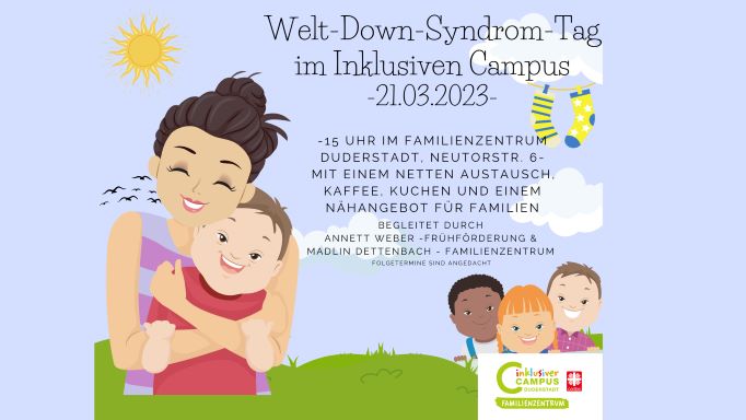 Welt-Down-Syndrom-Tag im Familienzentrum Duderstadt 2023