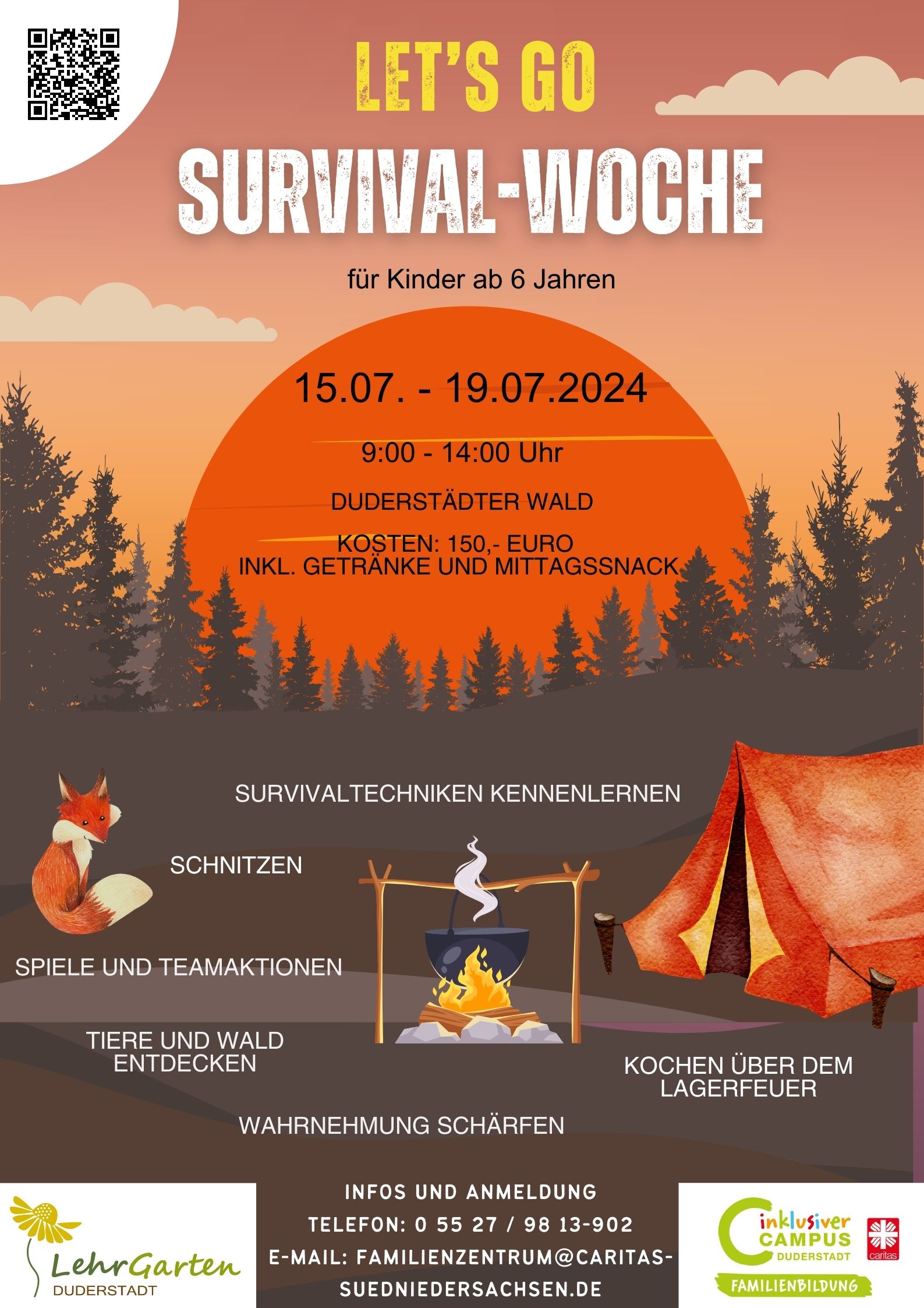 Plakat Survival-Woche 2024