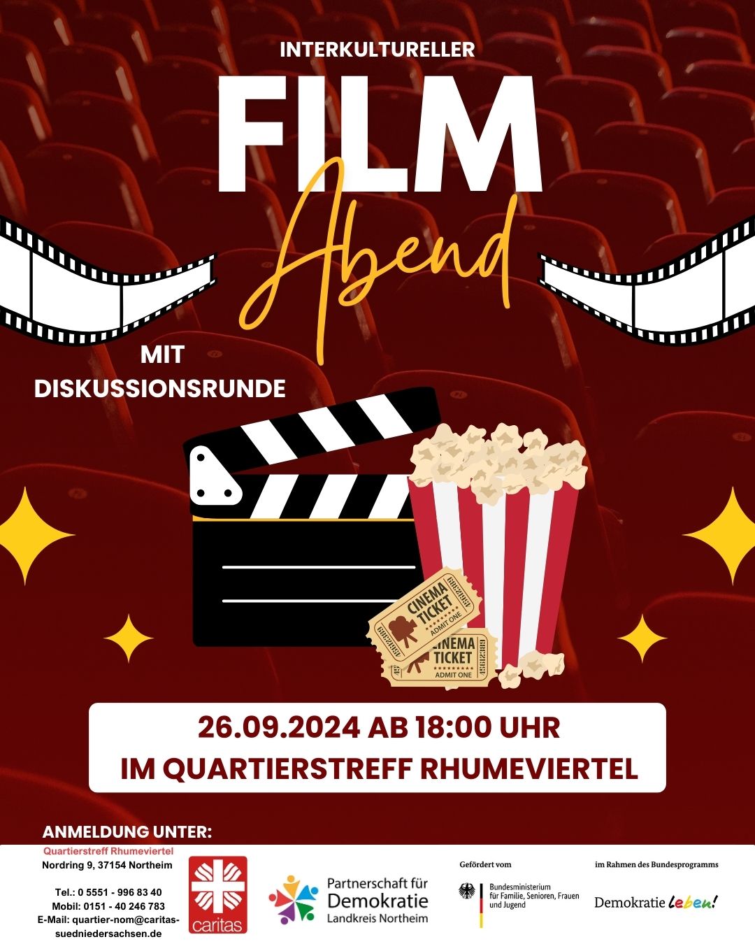 Plakat Filmabend Northeim