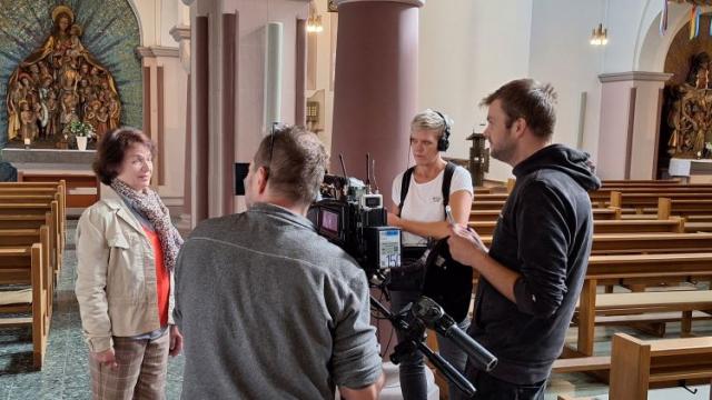 Mathilde Henke im NDR-Interview. | Foto: Caritas Südniedersachsen